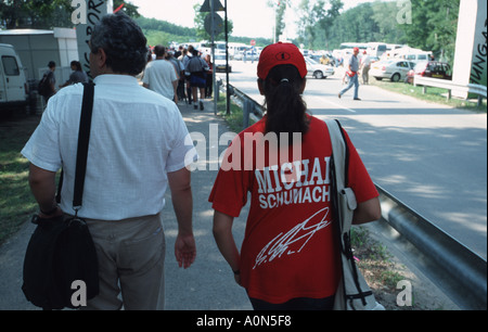 Hungaroring, formule de calcul 1 Banque D'Images