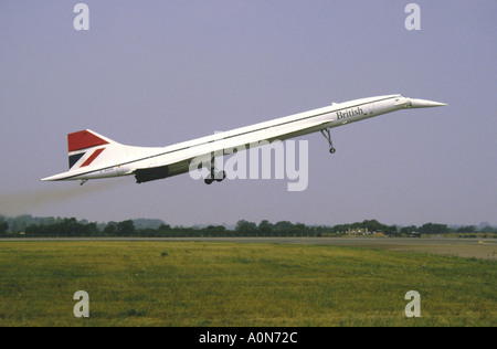 Concorde, British Airways, Air Tattoo de Fairford Banque D'Images