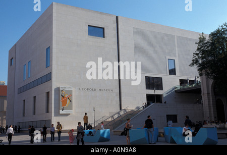 Musée Leopold Museum Museumsquartier de Vienne Banque D'Images