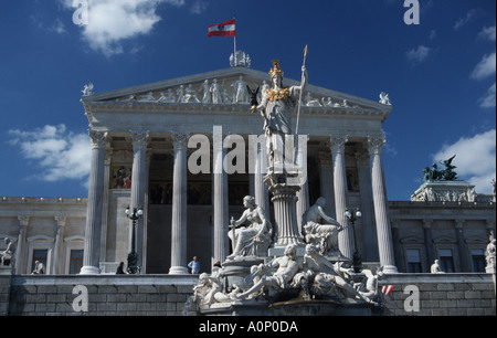 Le parlement de Vienne Banque D'Images