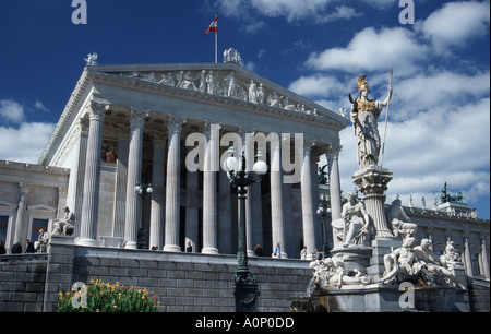 Le parlement de Vienne Banque D'Images