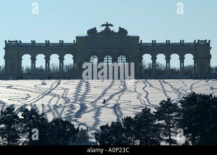 Chapelle du château Le château de Schönbrunn à monument Banque D'Images