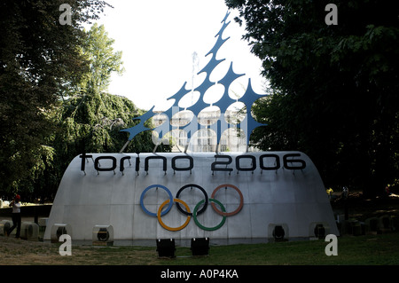 Turin le monument construit pour les Olympiques d'hiver de 2006 Banque D'Images