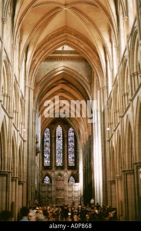 Dans l'intérieur de la cathédrale de Truro Cornwall England UK Europe Grande-bretagne GO Banque D'Images