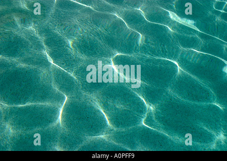 Les ondulations de l'eau profonde réflexion calme bleu calme clair piscine peu profonde tranquillité opéragarnier tranquille Banque D'Images