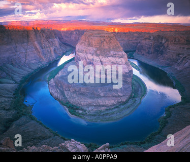 Muleshoe Bend Voir Glen Canyon National Recreation Area Arizona Banque D'Images