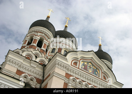 La cathédrale Alexandre Nevsky à Tallinn Estonie Banque D'Images