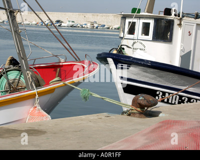 Bateaux de pêche commerciale, Puerto Deportivo de Fuengirola, Port de Fuengirola, Costa del Sol, Espagne, Europe Banque D'Images
