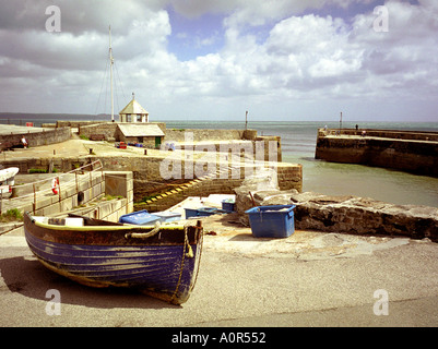 Port de Charlestown près de St Austell Cornwall Angleterre Banque D'Images