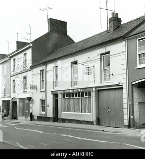 White Horse Hotel Ivybridge, Devon, près de Plymoth 1974 Angleterre, Royaume-Uni Grande-bretagne en 6x6 Banque D'Images