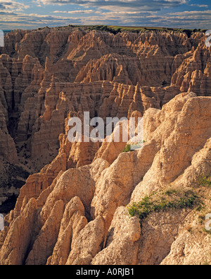 Vue d'été de Sheep Mountain Tableau site sacré d'Indiens Sioux Badlands National Park Unité Sud Dakota du Sud Banque D'Images