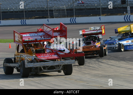 Voitures de course Brisca F1 Banque D'Images