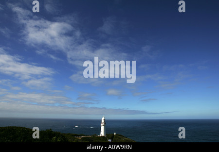 Vue générale de Cape Otway Lighthouse dans le Parc National d'Otway à Victoria, Australie Banque D'Images