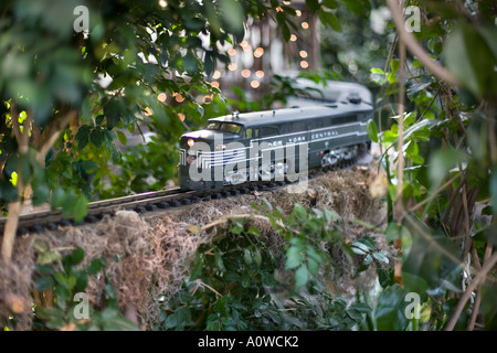 NY Botanical Gardens tous Noël annuel Banque D'Images