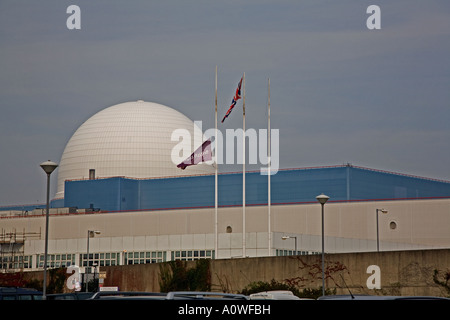 La centrale nucléaire de Sizewell B, dans le Suffolk. Banque D'Images