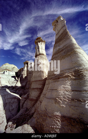 Bisti Badlands Nouveau Mexique Banque D'Images