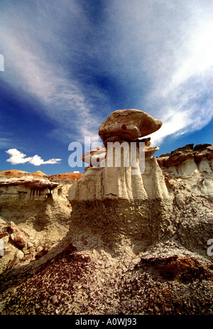 Bisti Badlands Nouveau Mexique USA Banque D'Images