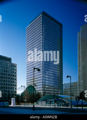 Canary Wharf, les Docklands, Londres. 40, rue Bank. Architecte : Cesar Pelli et associés Banque D'Images