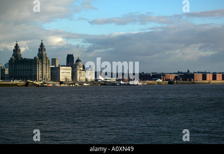 Liverpool Waterfront de New Brighton Banque D'Images