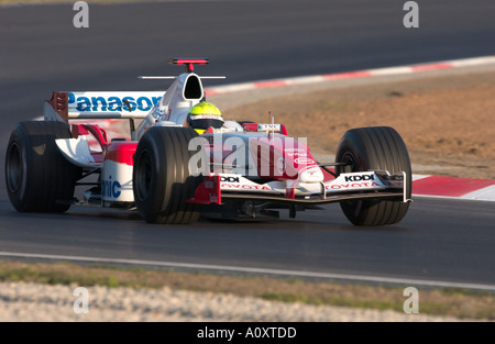 Ralf Schumacher de l'Allemagne dans la course de Formule 1 Toyota en 2005 Banque D'Images