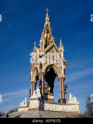 L'Albert Memorial dans Hyde Park Londres Banque D'Images