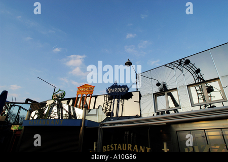 Ferry géant, Roue Riesenrad, Vienne Prater Banque D'Images