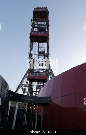 Ferry géant, Roue Riesenrad, Vienne Prater Banque D'Images