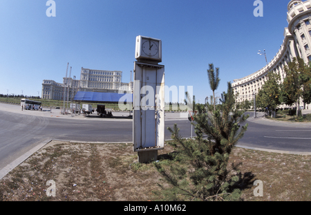 Bucuresti, Palais du Parlement, le musée Casa Poporului Banque D'Images