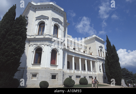 La Crimée, palais Livadija Banque D'Images