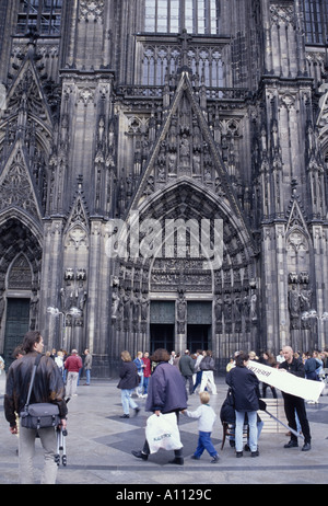 La cathédrale de Cologne en Allemagne Banque D'Images