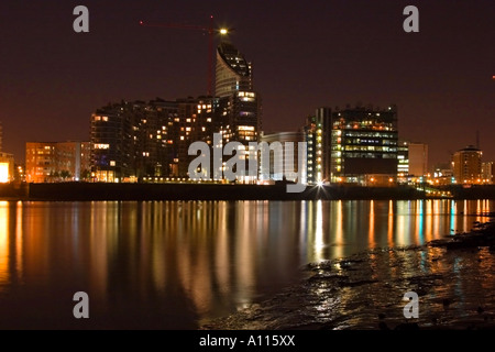 Tour de l'Ontario d'appartements résidentiels Tamise Londres Banque D'Images