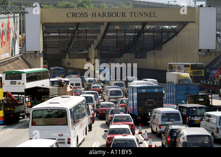 Cross Harbour Tunnel, Hong Kong SAR Banque D'Images