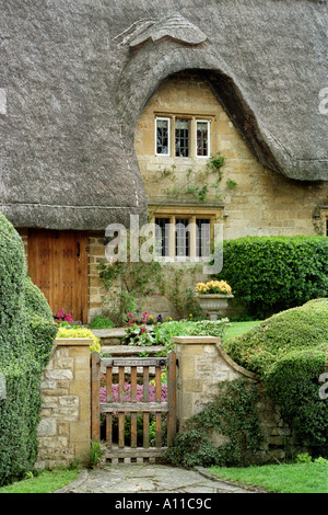 Scène classique chaumière à Chipping Campden, Cotswolds, Gloucestershire, Angleterre, Royaume-Uni, Europe Banque D'Images