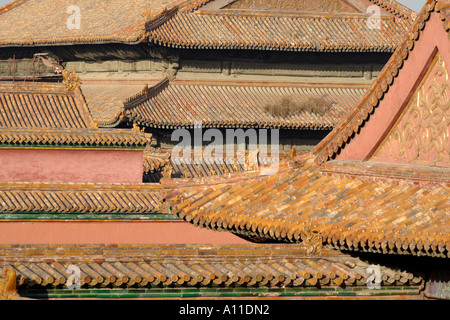 Abri international à l'intérieur de la Cité Interdite, Pékin, Chine Banque D'Images