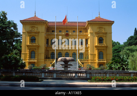 Palais présidentiel construit en 1901, Hanoi, Vietnam Banque D'Images