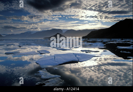 Fjord Alexandra l'île Ellesmere, Canada Banque D'Images