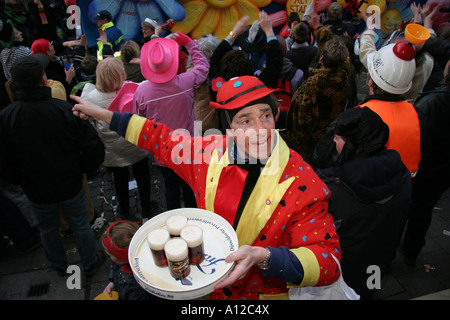 Carnaval Rosenmontag Düsseldorf, Allemagne Banque D'Images