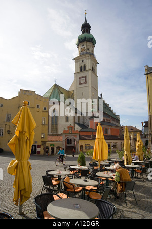 Town Hall in Tirol Autriche Banque D'Images
