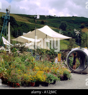 Les visiteurs au Centre for Alternative Technology Machynlleth Powys Pays de Galles UK Banque D'Images
