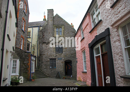 Le Tudor Merchant's House (National Trust), Tenby, Pembrokeshire, Pays de Galles, Royaume-Uni Banque D'Images