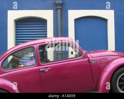 Détail de garé 70 VW Coccinelle Banque D'Images