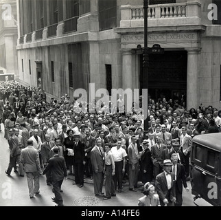 New York Stock Exchange Employés Banque D'Images