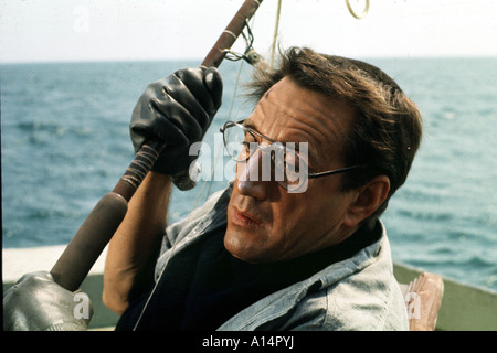 Jaws 1975 Steven Spielberg Roy Scheider Banque D'Images