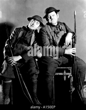 L'année 1938 Blockheads Réalisateur John G Blystone Oliver Hardy Stan Laurel Banque D'Images