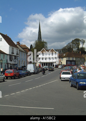 Thaxted High Street Angleterre Essex Banque D'Images