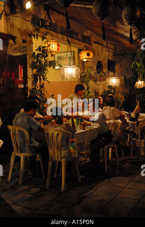 Restaurant dans la vieille ville de Hoi An, Vietnam Banque D'Images