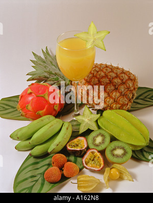 Fruits tropicaux Banque D'Images