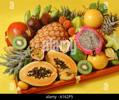 Fruits tropicaux Banque D'Images