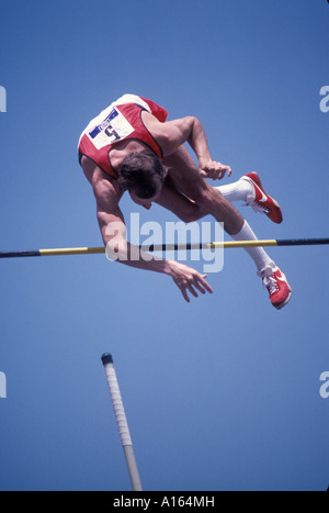 Image numérique de l'athlète masculin d'athlétisme Banque D'Images