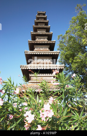 Tour à Pura Meru, Mataram Banque D'Images